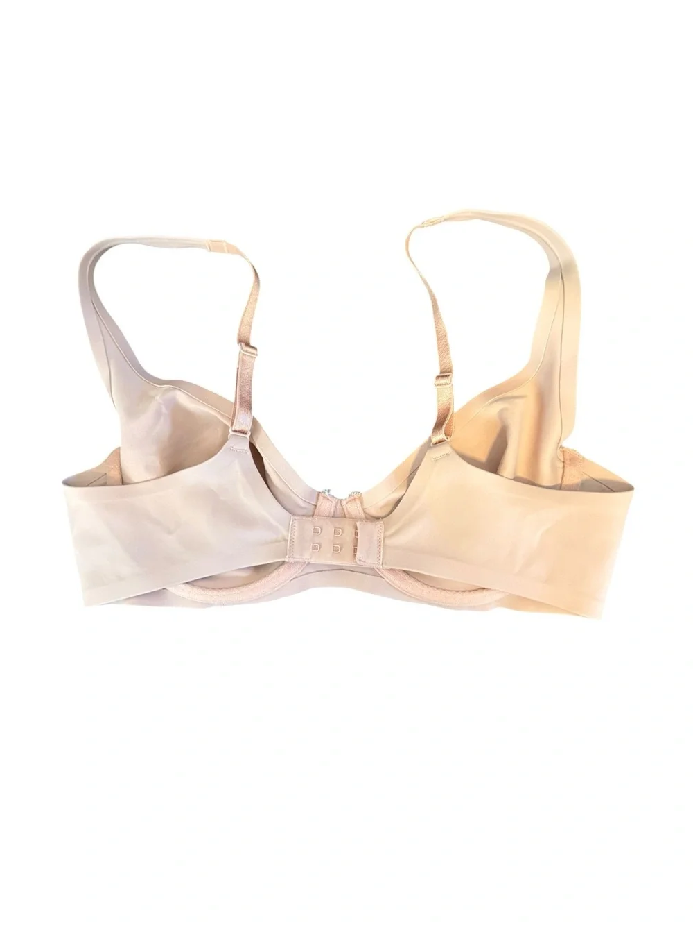 Soma 34B Unlined Scoop Balconette Nude Underwire Bra Seamless